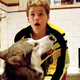 Sam (Corey Haim) and Nanook.